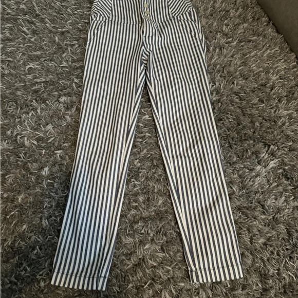 free people frankie high waist striped pants xs - Picture 9 of 12